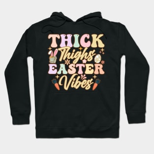 Thick Thighs Easter Vibes funny easter t shirt Hoodie